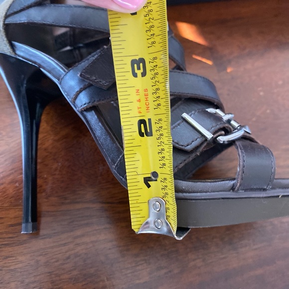 Luichiny Strappy Leather summer heels 7 NEW - Picture 7 of 7